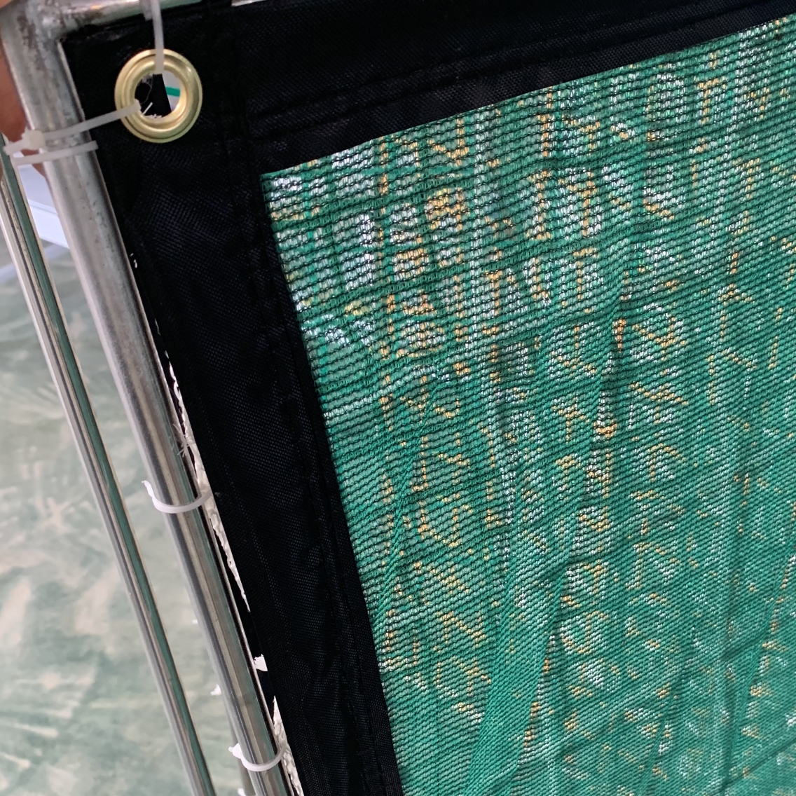 裏庭のデッキのための HDPE のプライバシー スクリーンのフロント ガラスの網の陰のパネル, パティオ, バルコニー, フェンス, ポーチ, プール