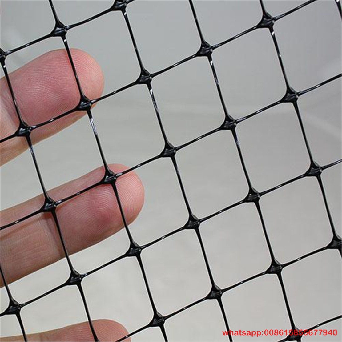 Red plástica sacada malla del pollo del HDPE de los PP / Red anti del pájaro del HDPE