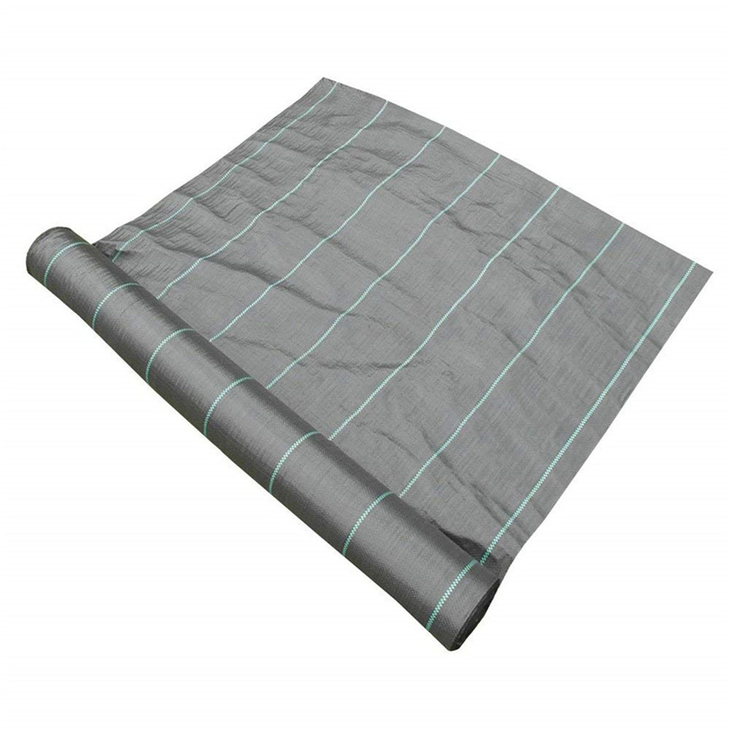 Factory direct sales PP PE black weed control mat anti-grass ground cover in roll for garden greenhouse
