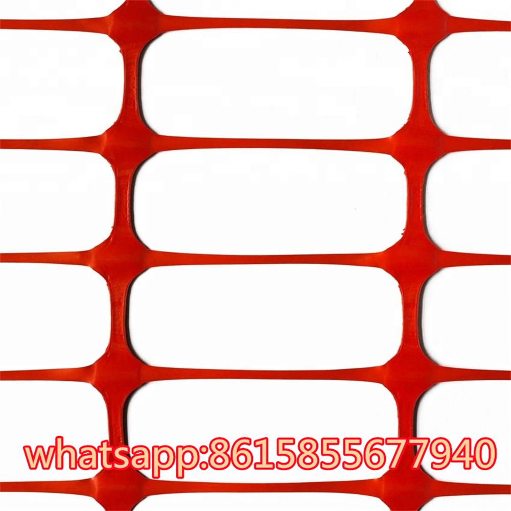 Orange Plastic Safety Fence 1.2 M X 30 M (100 Orangefarbener Sicherheitszaun aus Kunststoff)