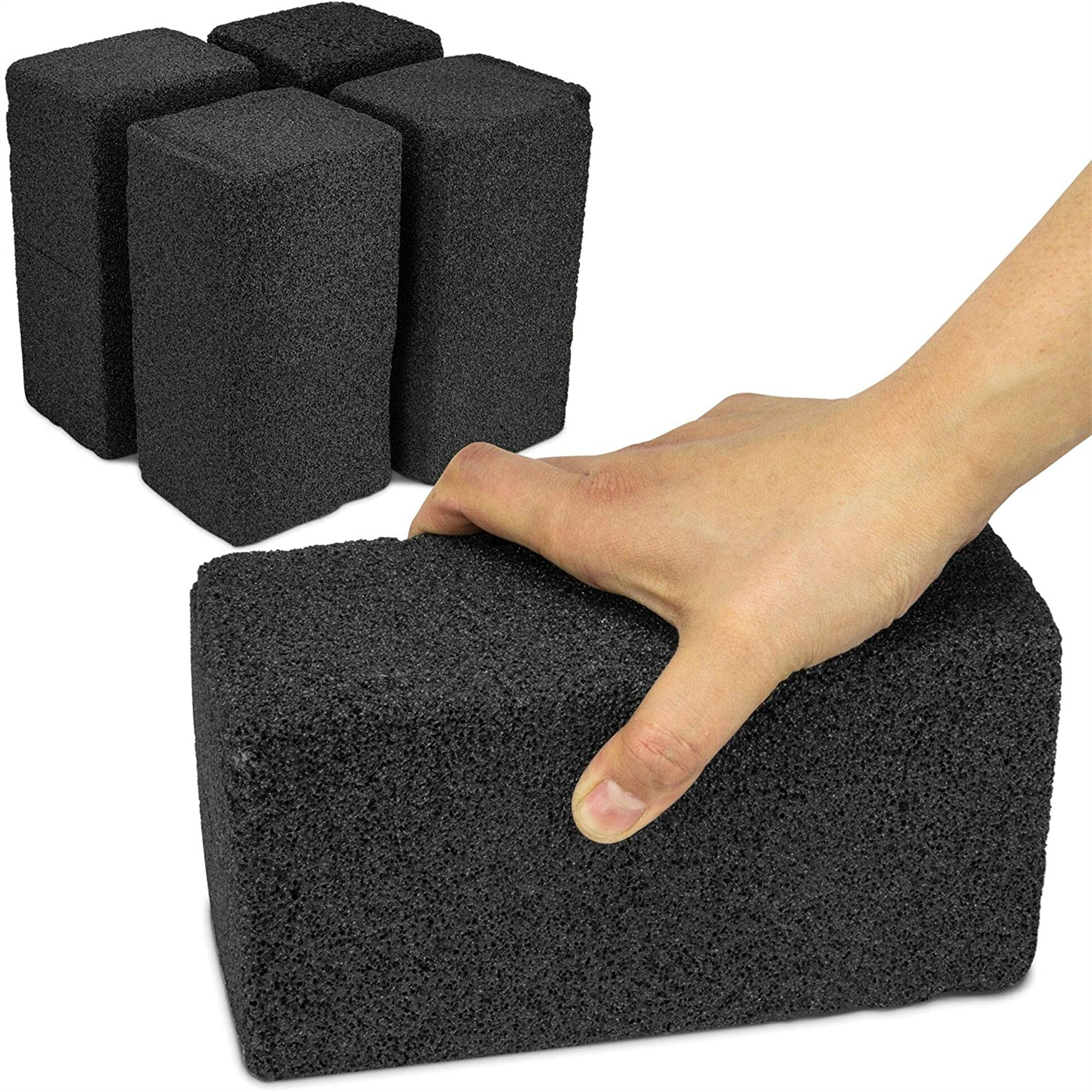 Grill Brick – Grill Pumice Stone 8″ x 4″ x 3.5″ Commercial Grill Cleaning and Maintenance