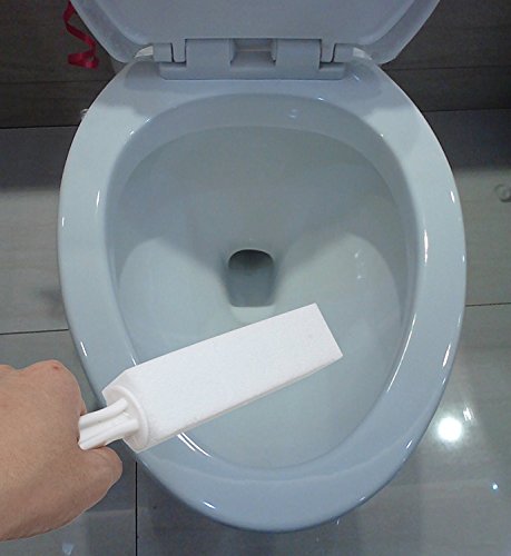 Pietra pomice per la pulizia del water con manico, Bastoncino di pomice per la pulizia della toilette, 2 pacco