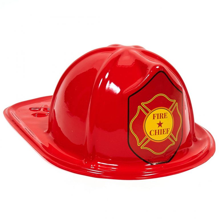 Cappelli antincendio DELUXE - Capo dei vigili del fuoco junior (Costume)