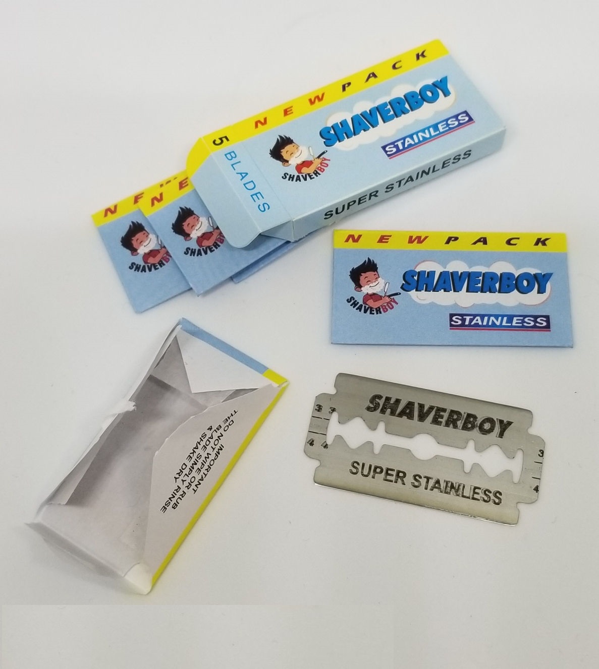 50 Count Double Edge Razor Blades – Men’s Safety for Shaving Platinum Japanese Stainless Steel a Smooth, Rasatura precisa e pulita
