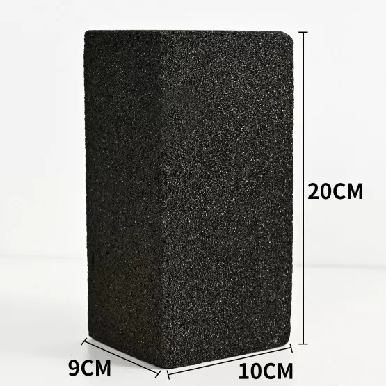 INF Rengøringssten – Sort: Grillsten til nem rengøring af grillriste og ovne, fjerner effektivt snavs og fedt uden at ridse