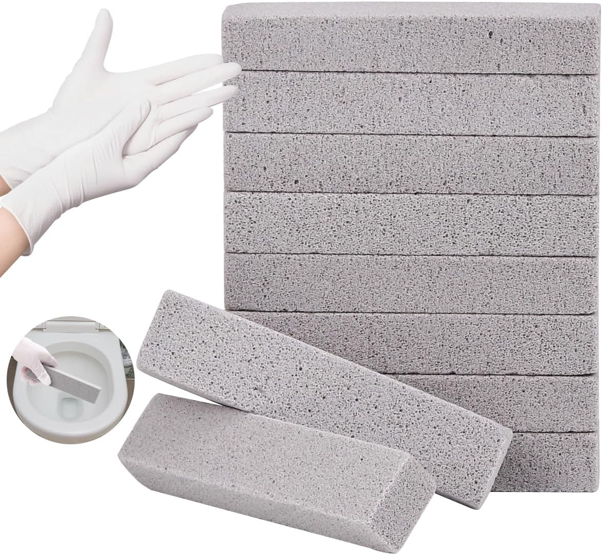 Pumice Stone for Toilet Bowl Cleaning, Powerfully Pumice Stick