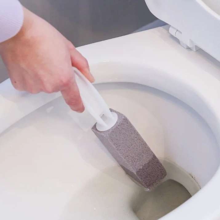 Pumice toilet brush household no dead spots stain removal artifact toilet cleaner toilet brush cleaning stick bathroom toilet